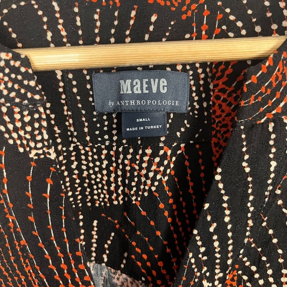 Anthropologie Maeve Harper Tunic Dress size small firework print - Picture 4 of 6